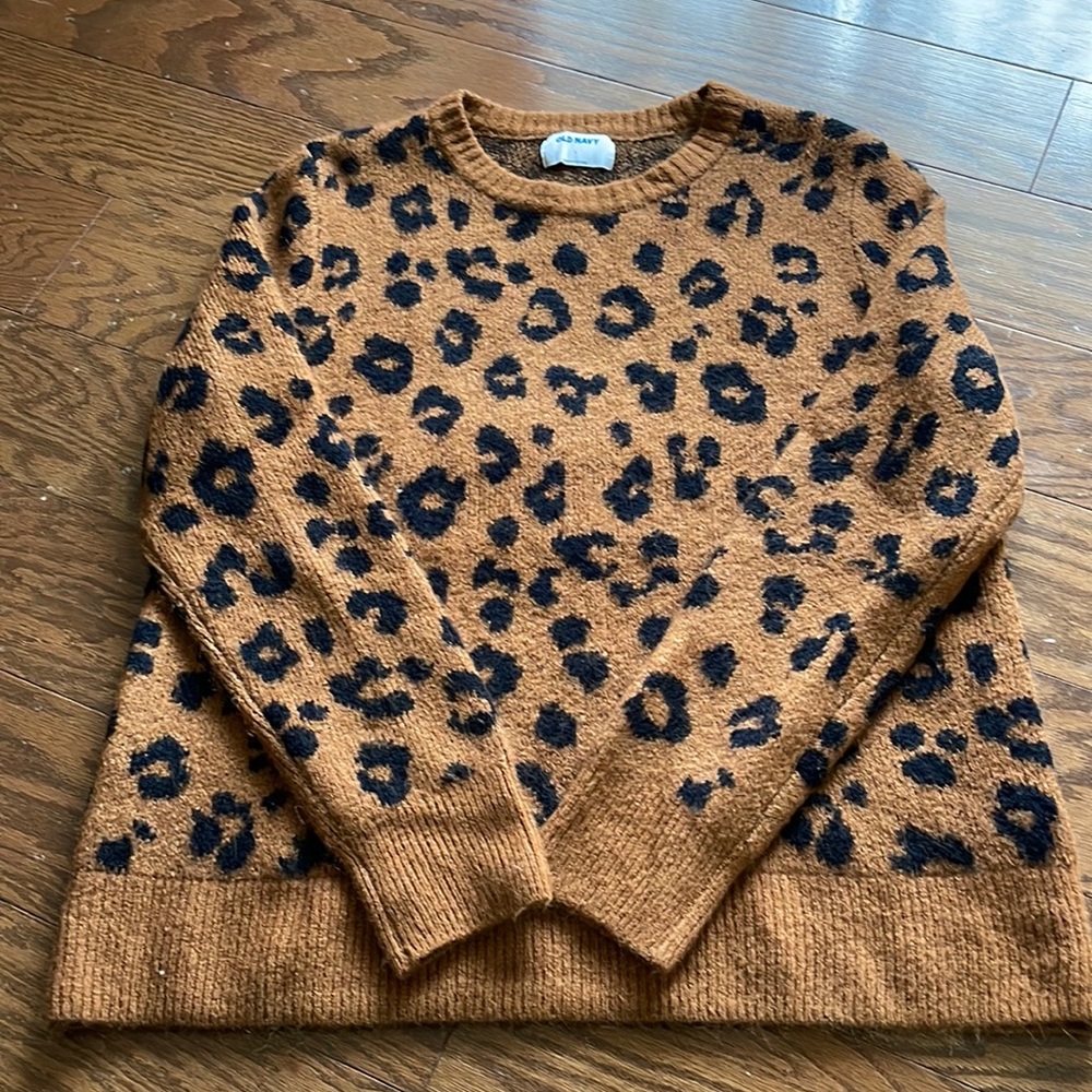 Animal print sweater